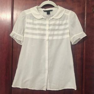 MARC BY MARC JACOBS White Blouse Sz 4
